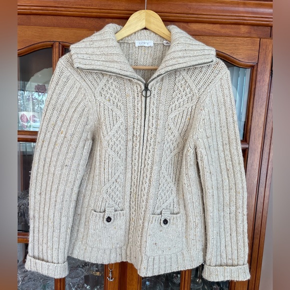 LOFT Sweaters - 🧣Loft Full Zip Wool Blend cardigan sweater, size xl